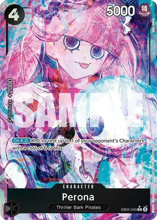 Image for Perona (Alternate Art) (EB05-043) (Extra Booster: One Piece Heroines Edition Vol. 2) (EB05) - One Piece Card Game