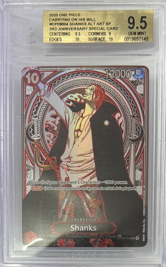 Beckett 9.5 - OP13 Carrying on his will - Shanks SP Silver