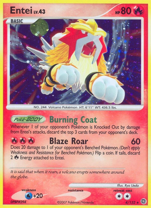 Entei (4/132) (Secret Wonders)
