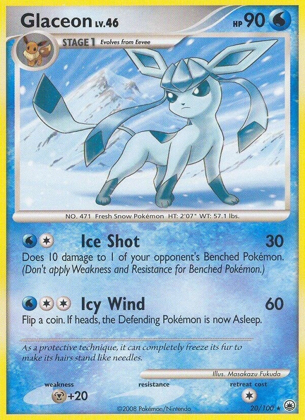Glaceon (20) (20/100) (Majestic Dawn)