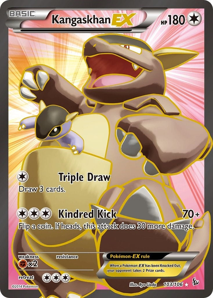 Kangaskhan EX (103 Full Art) (103/106) (XY - Flashfire)