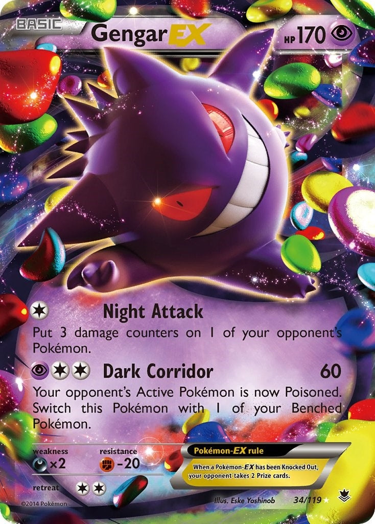 Gengar EX (34/119) (XY - Phantom Forces)