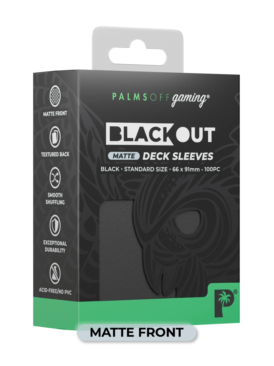 Blackout Deck Sleeves - Standard Size (assorted colours) Matte