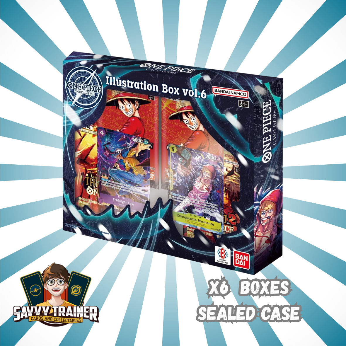 (CASE) One Piece Card Game Illustration Box Vol. 6