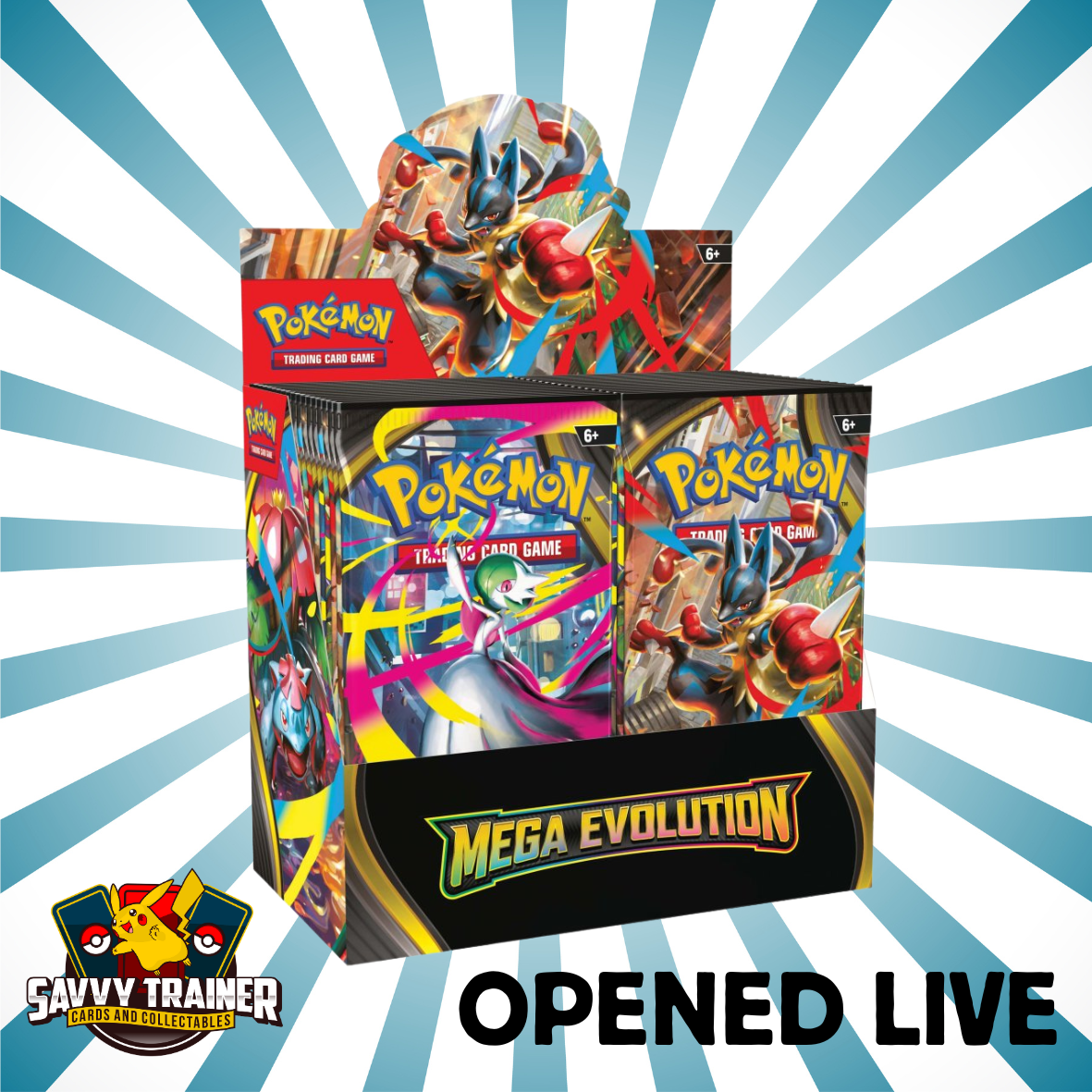 (Pre Order) (Opened Live) Pokémon TCG Mega Evolution Enhanced Booster box