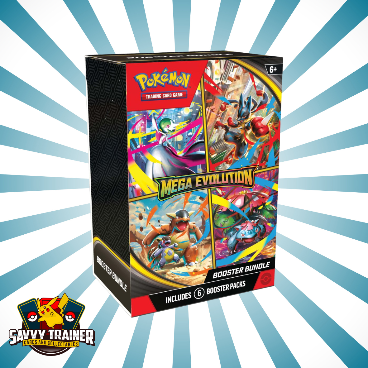 Pokémon TCG: Mega Evolution Booster Bundle – Savvy Trainer