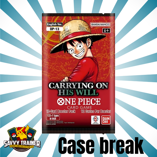 One Piece Op-13 Case break (1 booster pack)