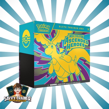 (PREORDER) Pokémon TCG: Mega Evolution— Ascended Heroes Elite Trainer Box