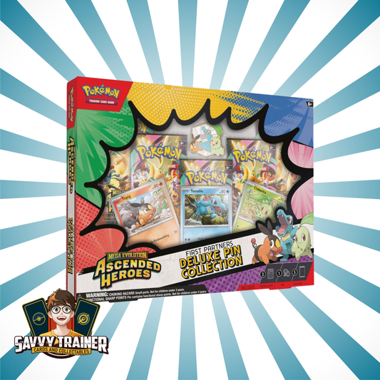 Pokémon TCG: Mega Evolution— Ascended Heroes First Partners Deluxe Pin Collection