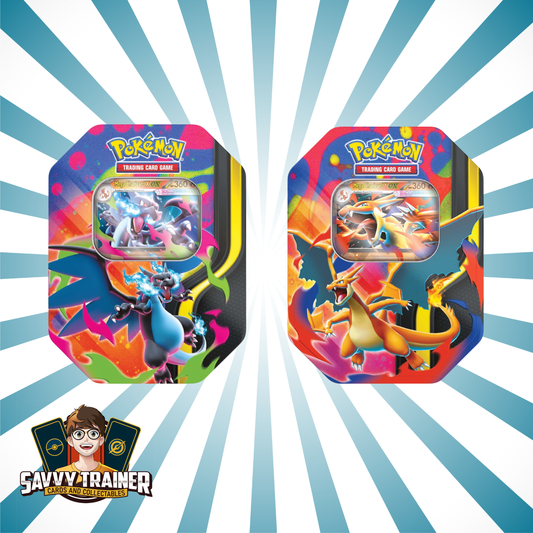 (PREORDER) Pokémon TCG - Mega Charizard Ex Tin (Assorted)