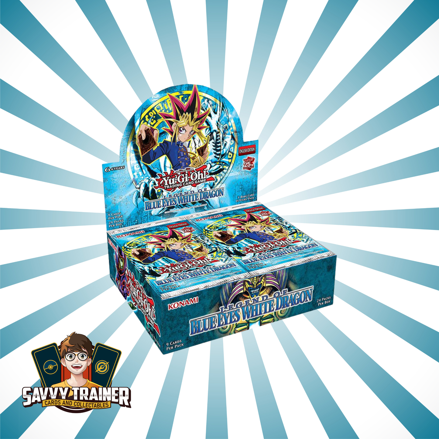 yugioh legend of blue eyes 25th anniversary booster box YuGiOh