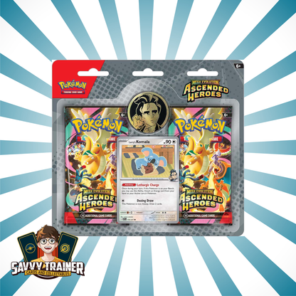 Pokémon TCG: Mega Evolution—Ascended Heroes Collection—Erika/Larry (Randomly Assorted)