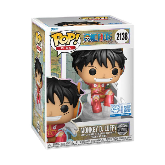 One Piece – Luffy (Egghead) US Exclusive Metallic Pop! Vinyl