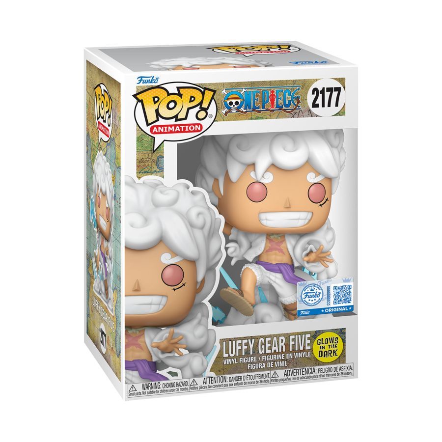 One Piece – Luffy Gear 5 US Exclusive Glow Pop! Vinyl