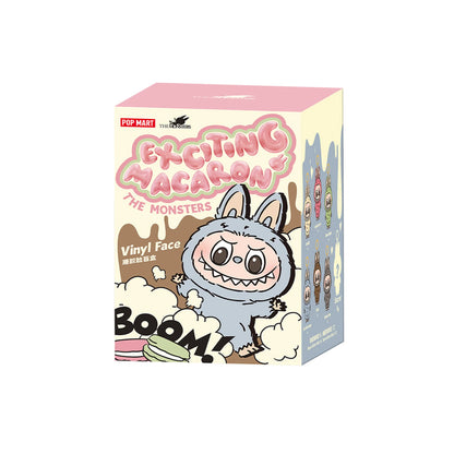 POP MART The Monsters LABUBU Exciting Macaron Series Vinyl Plush Pendant Face(Single Blind Box)