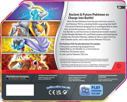 Pokémon - Paradox Destinies Tin (randomly assorted)