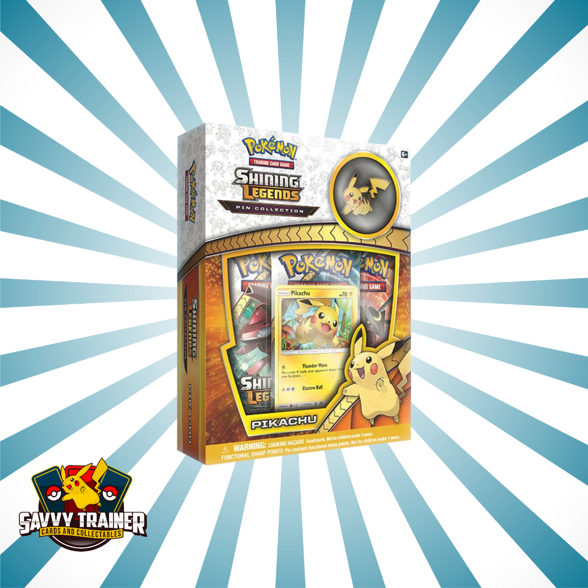 Pokemon Shining Legends Pin Collection: Pikachu