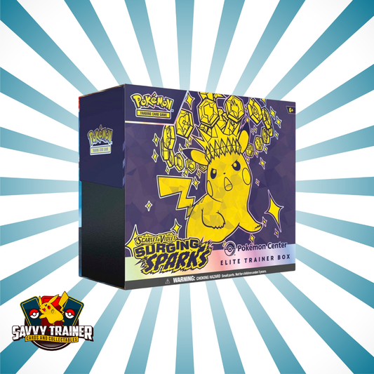 Surging Sparks Pokemon Center Elite Trainer Box (Pokemon Centre Exclusive)