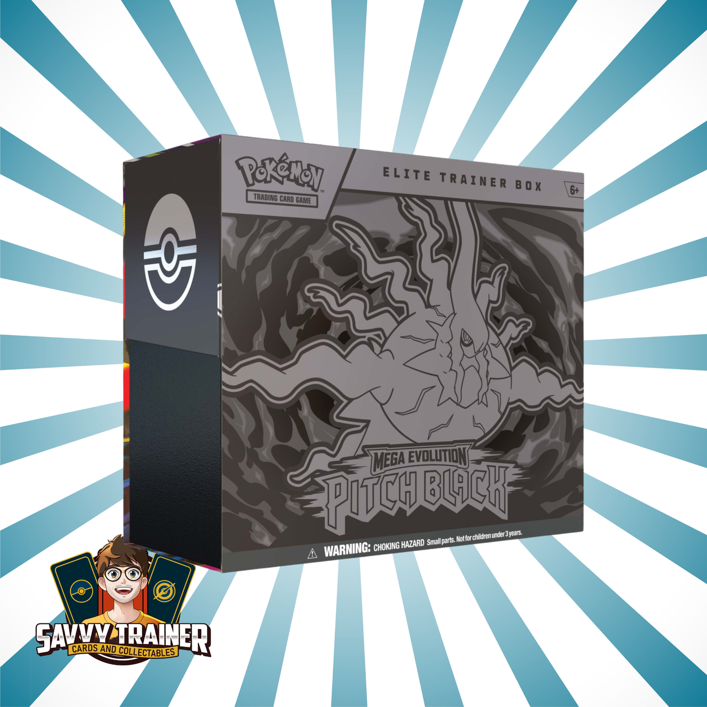 (PREORDER) Pokémon TCG: Mega Evolution— Pitch Black Elite Trainer Box