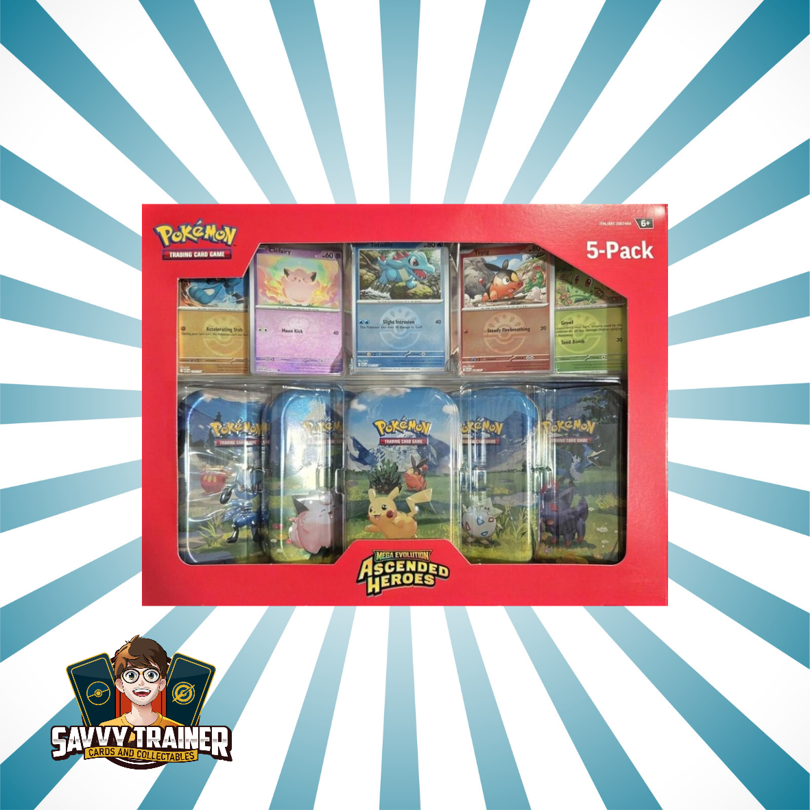 Pokemon - Costco Ascended Heroes Mini Tins 5-Pack