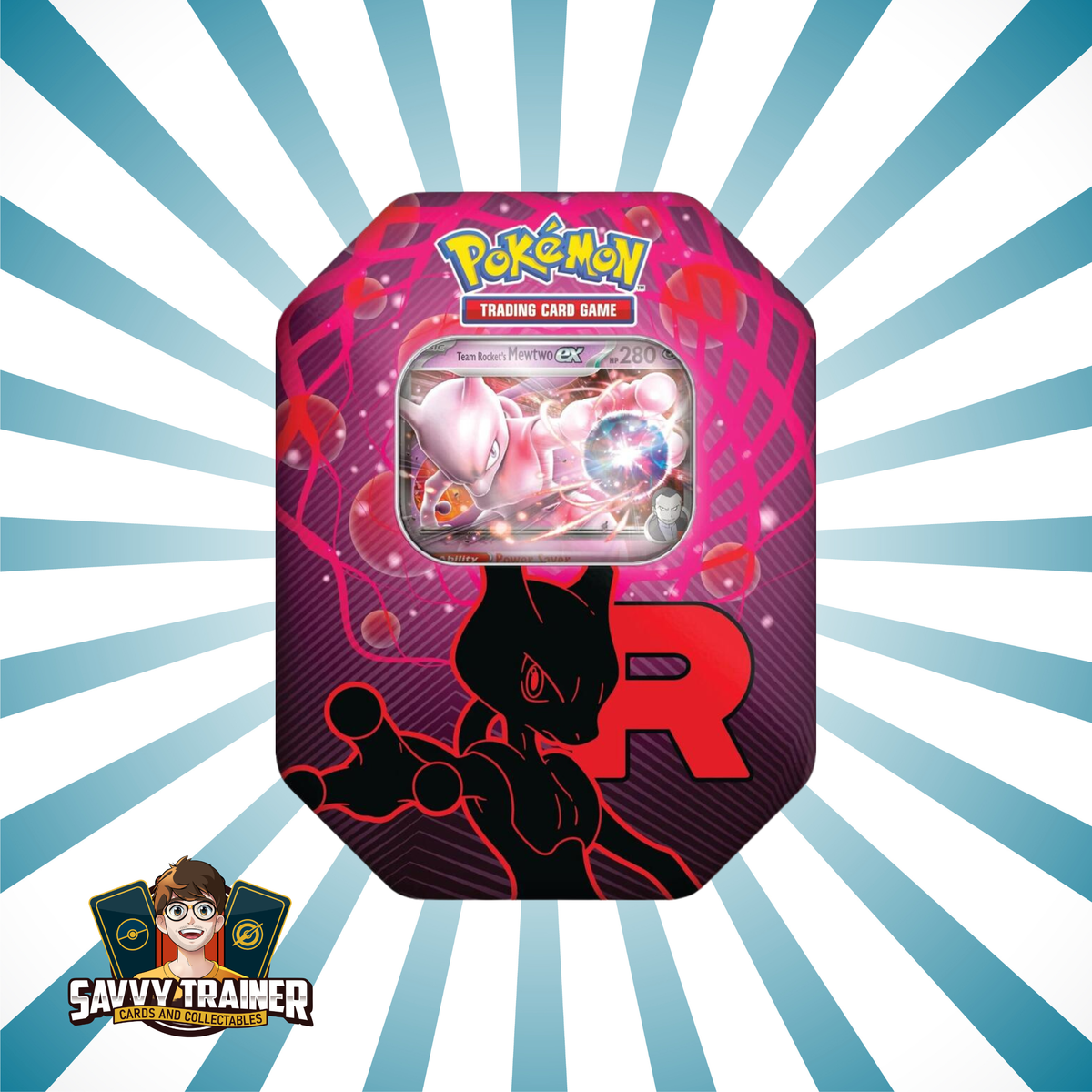 Pokemon - Team rocket tin (4 packs) (randomly assorted)