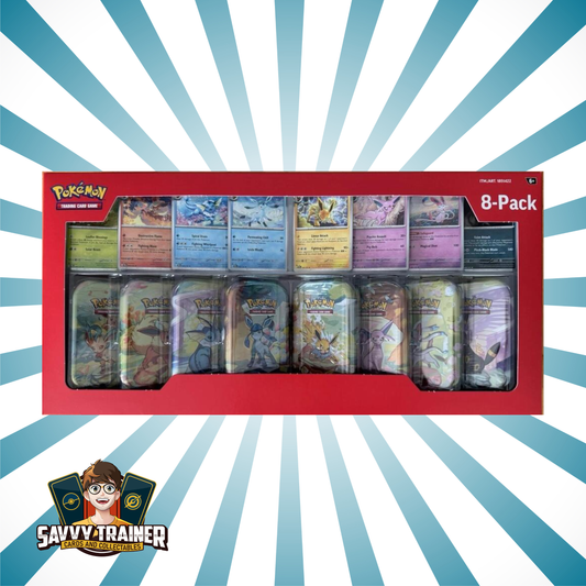 Pokémon - Costco Prismatic Evolutions 8-Pack Mini Tins