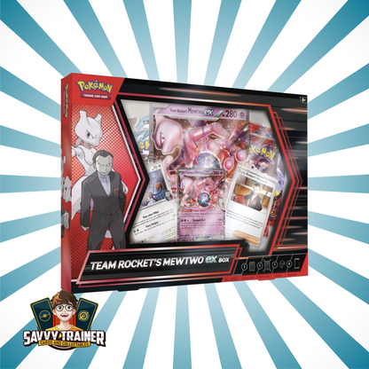 Pokemon TCG Team Rocket's Mewtwo ex Box