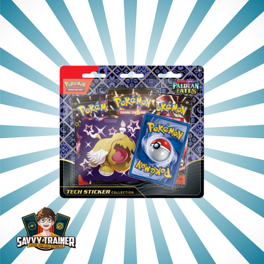 Pokemon TCG SV 4.5 Paldean Fates Tech Sticker Blister (assorted)