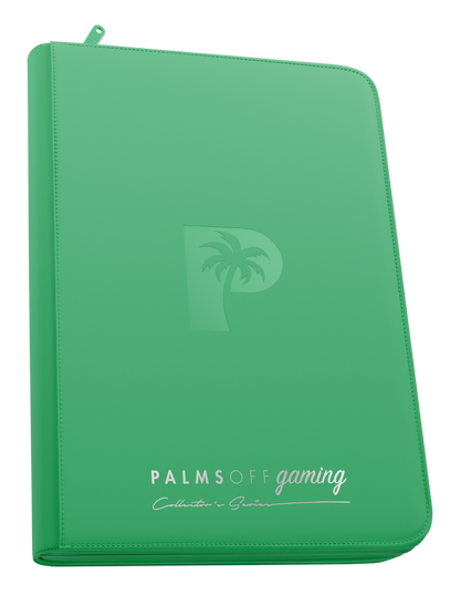 Palms off gaming Collector's Series Top Loader Zip Binder - 9 Pocket