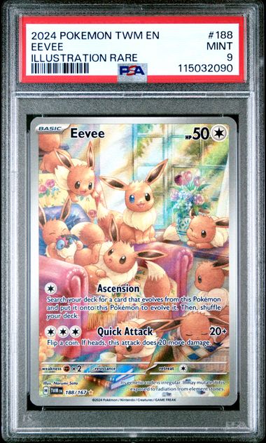 Eevee 188/167 - PSA 9