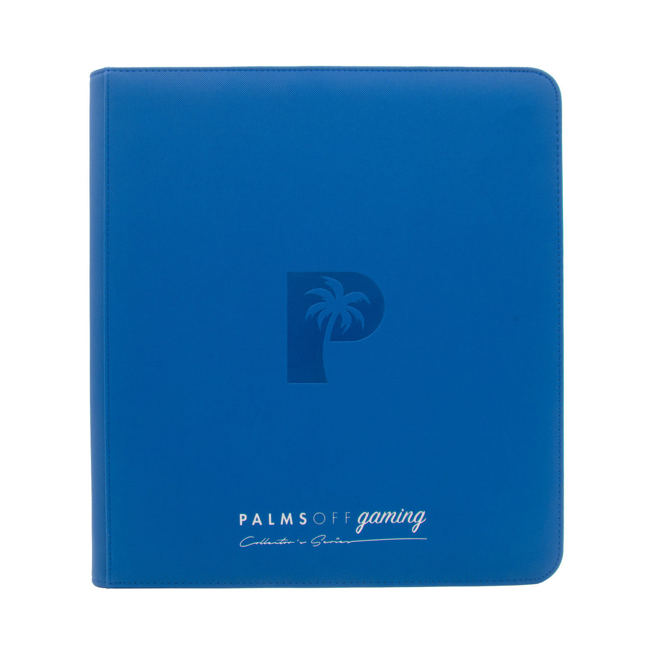 Palms off gaming - Collector's Series 12 Pocket Zip Trading Card Binder - BLUE