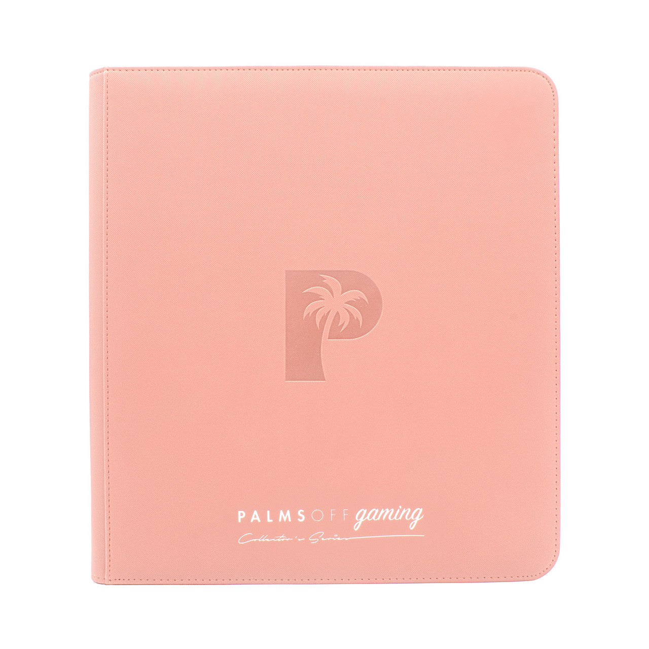 Palms off gaming - Collector's Series 12 Pocket Zip Trading Card Binder - Pink