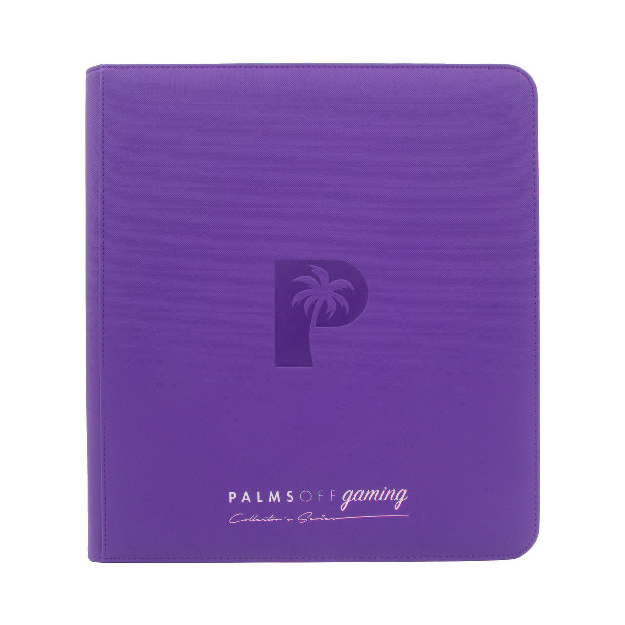 Palms off gaming - Collector's Series 12 Pocket Zip Trading Card Binder - PURPLE