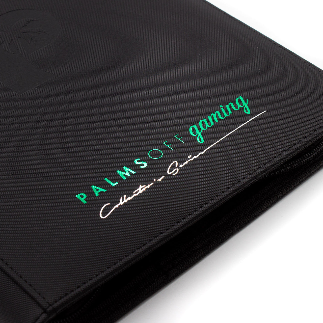 Palms off gaming - Collector's Series 9 Pocket Zip Trading Card Binder - BLACK