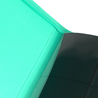 Palms off gaming - Collector's Series 12 Pocket Zip Trading Card Binder -TURQUOISE