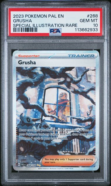 PSA 10 - PALDEA EVOLVED #268 GRUSHA SIR