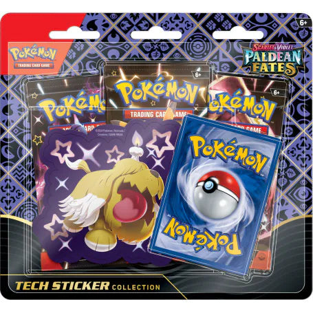 Pokemon TCG SV 4.5 Paldean Fates Tech Sticker Blister (assorted)