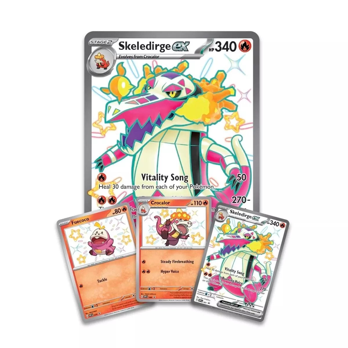 Pokémon TCG Scarlet & Violet – Paldean Fates Skeledirge ex Premium Collection