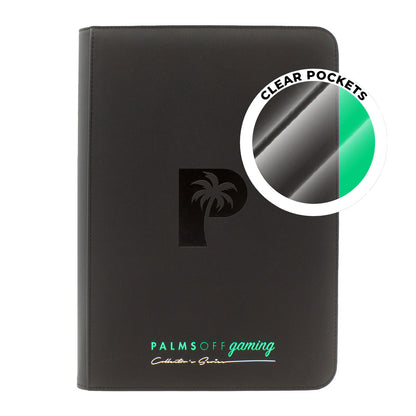 Palms off gaming - Collector's Series TOP LOADER Zip Binder - CLEAR (216 Capacity)